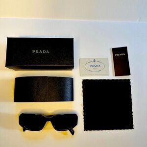 Prada Black Sunglasses with Case